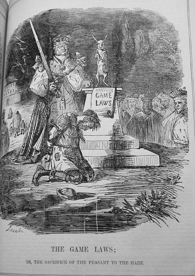 John Leech, The Game Laws or the Sacrifice of the Peasant to the Hare